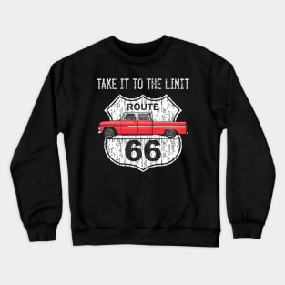 red route 66 Crewneck Sweatshirt